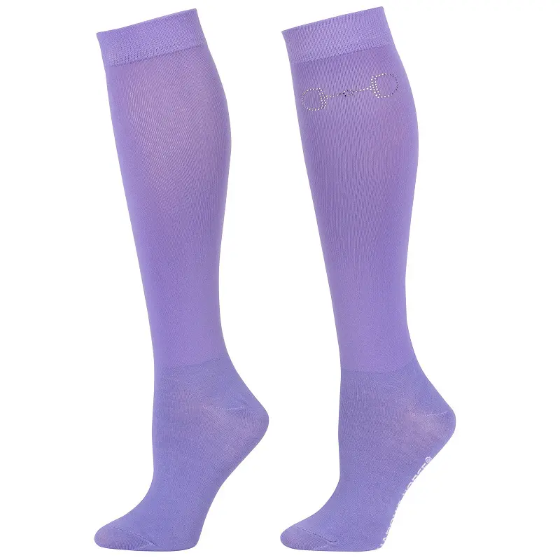 Purple Knee Socks with crystal bit.webp