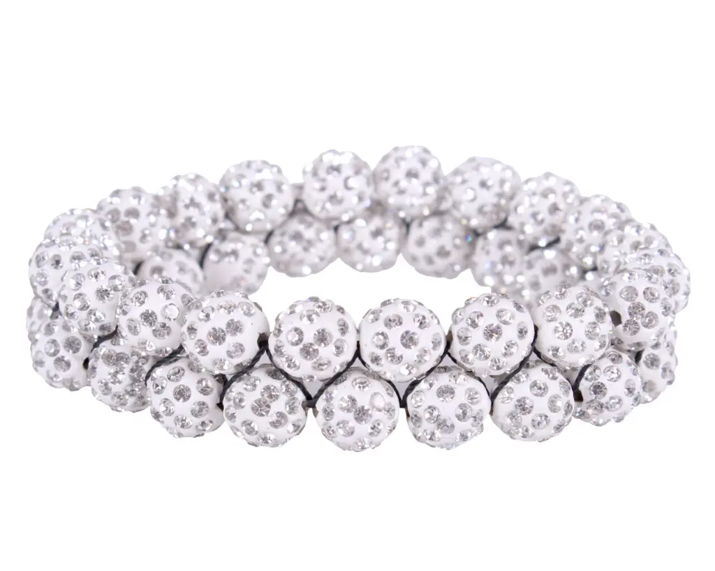 Hair scrunchie Gloss white.webp