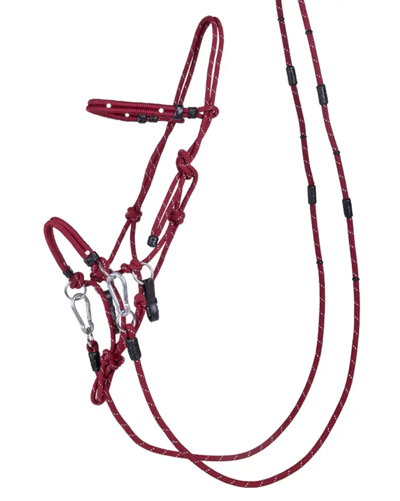Rope halterset multifunctional burgundy.webp