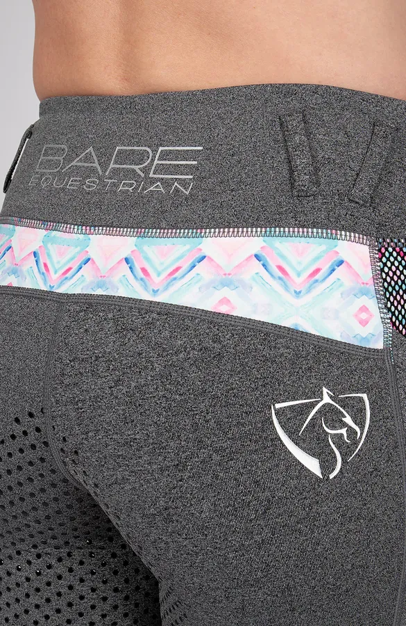BARE Performance Riding Tights - Azure (Lge/12-14)