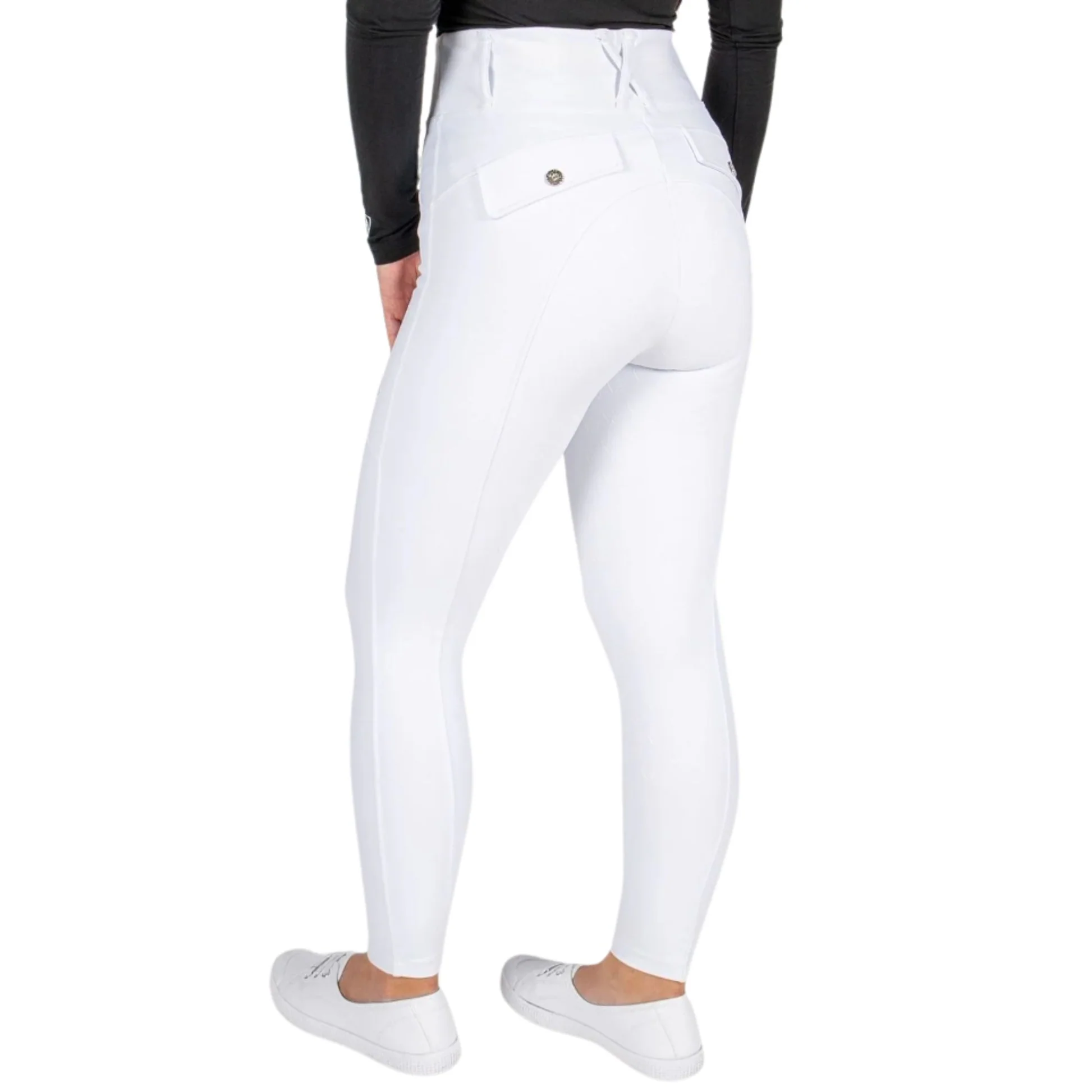 BARE Sculpt Hybrid Riding Breeches - White