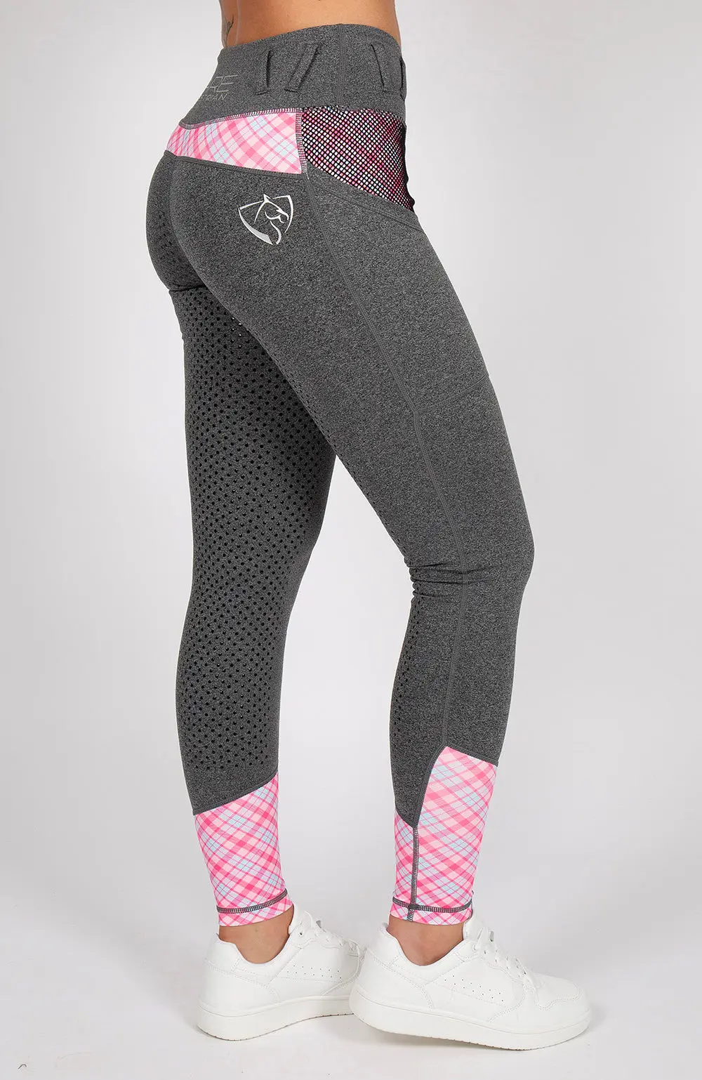 BARE Youth Performance Tights - Grey Roseberry (C10/12)