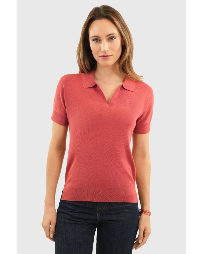 Harcour Babeth Polo Shirt - Grapefruit (Medium)