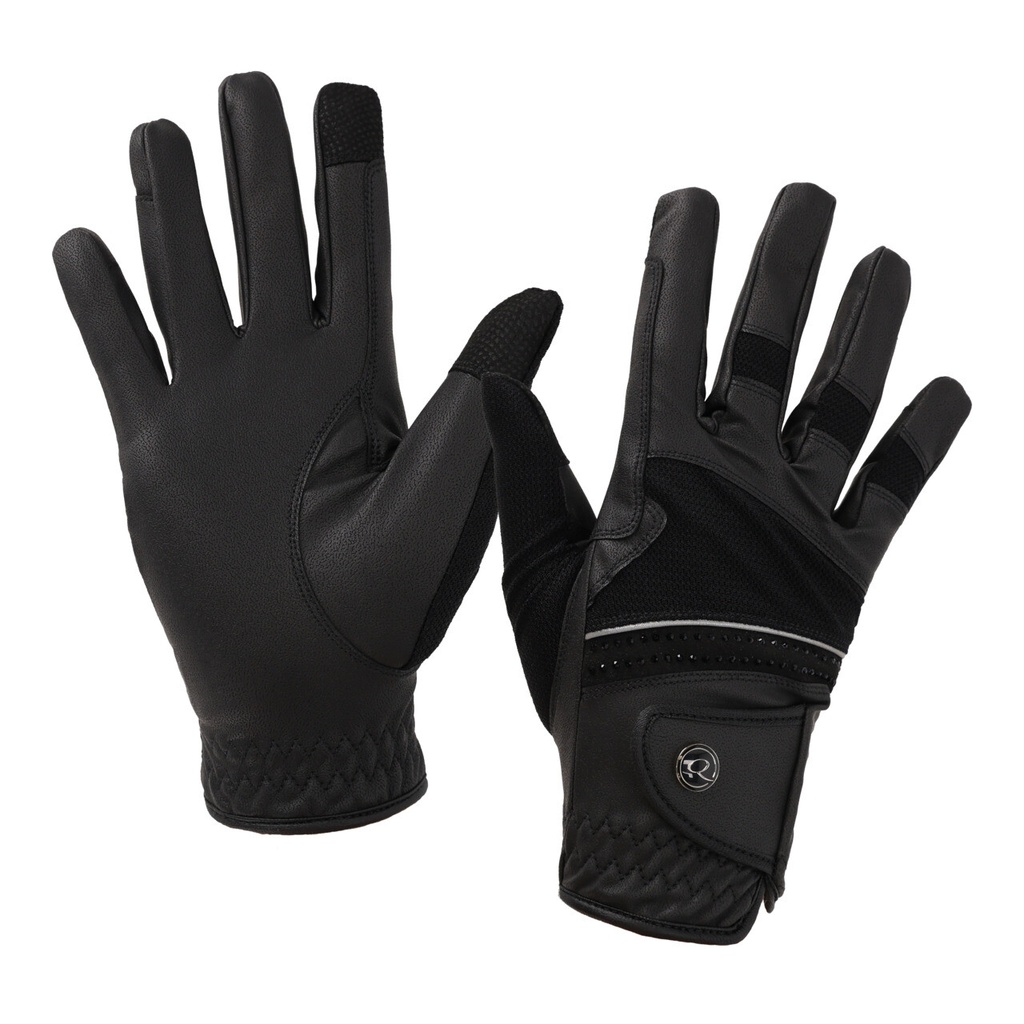 QHP Aubree Rhinestone Gloves