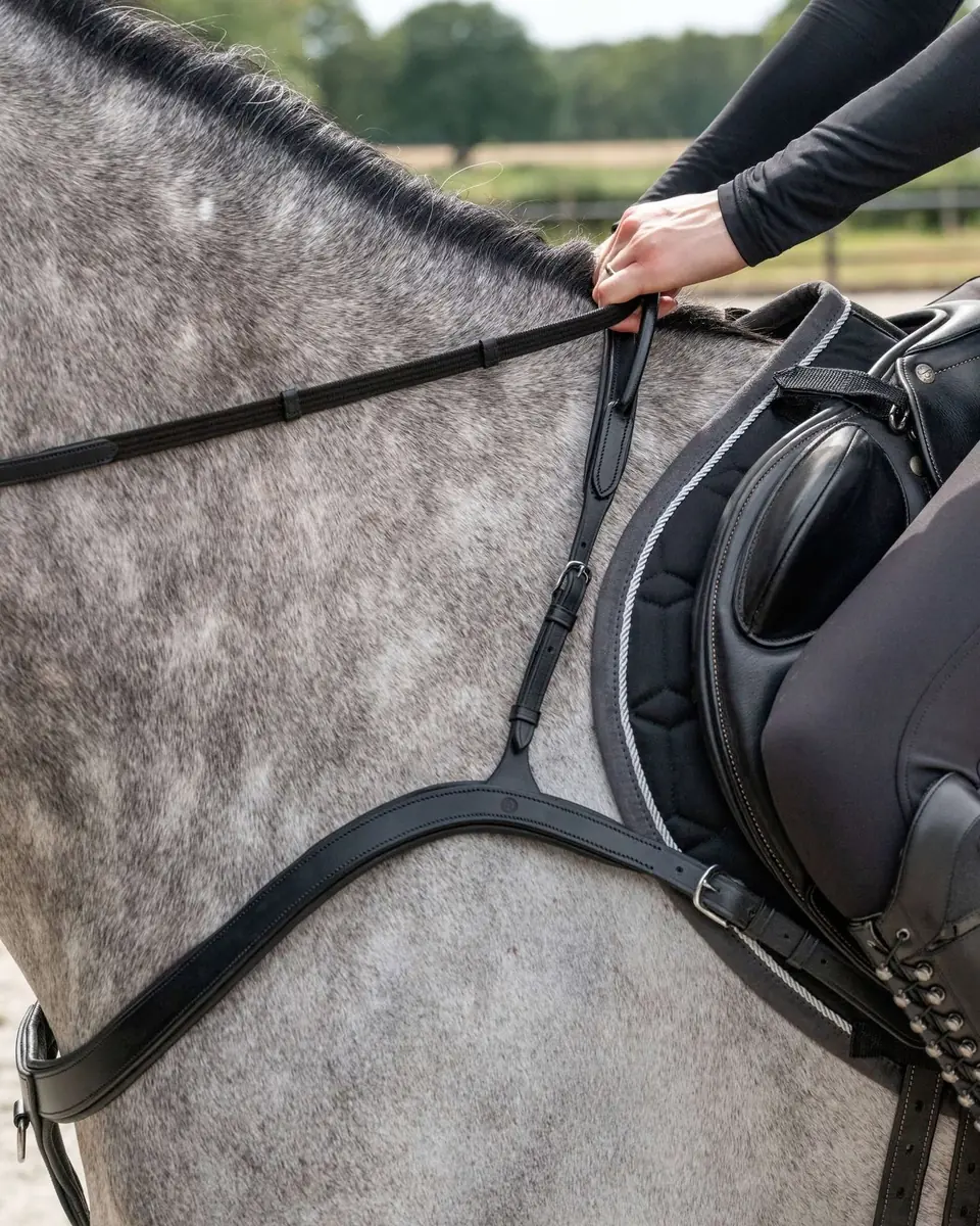 QHP Breastplate with Handle - Black