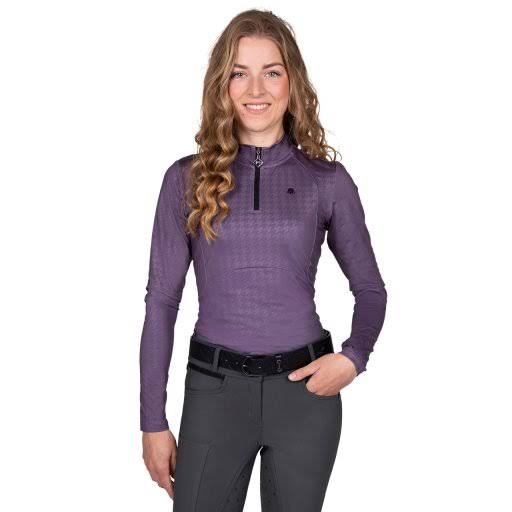 QHP Fayen Sport Shirt - Vintage Violet