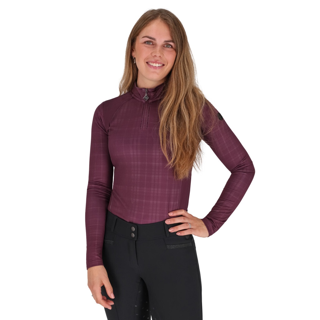 QHP Zahra Wine Red Sport Shirt (34/L6)