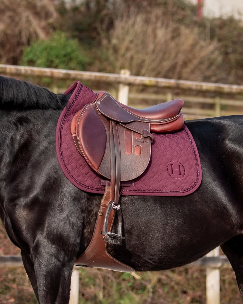 Harcour Saphir Saddle Pad - Aubergine (All Purpose)