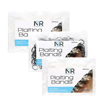 NTR Plaiting Bands - White