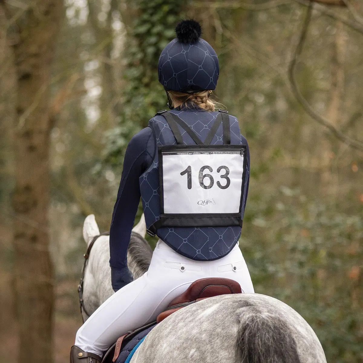 QHP Number Bib with Zip