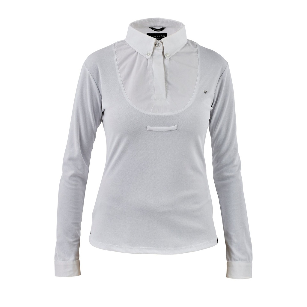 Aubrion Long Sleeve Competition Shirt | White Tie Collar Riding Shirt