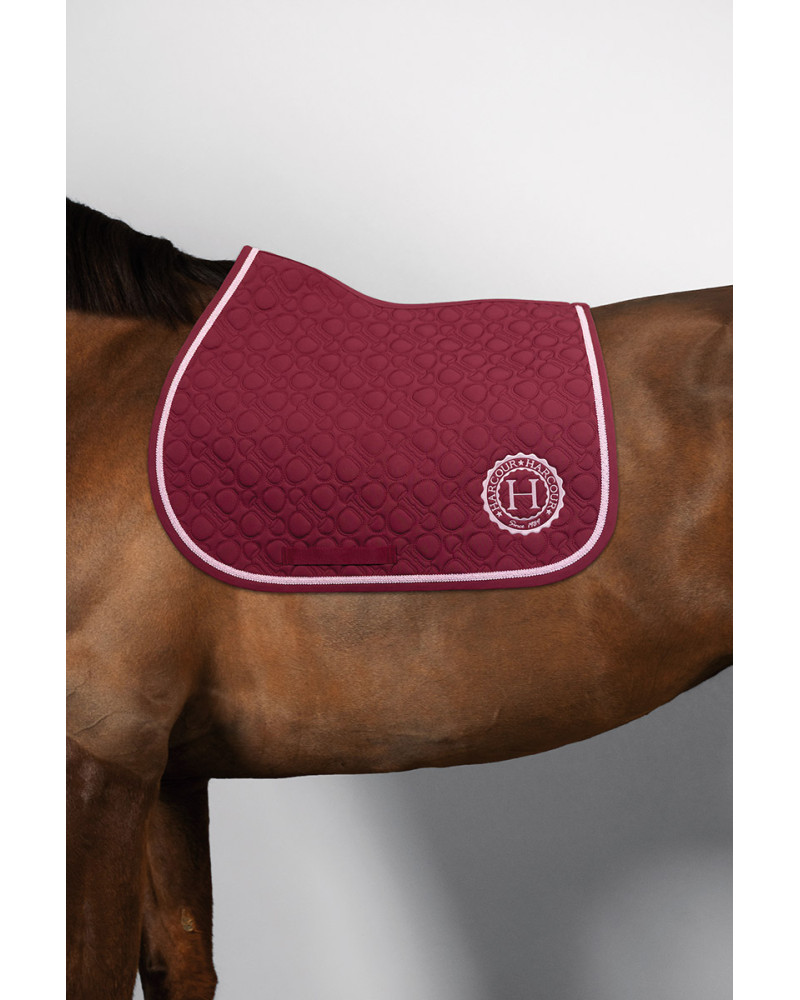 Cadence Saddle Pad - Burgundy - Jump