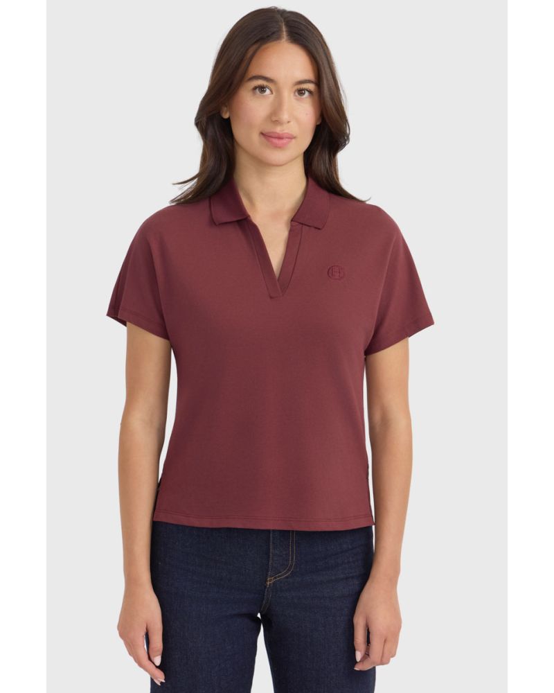 Capella Polo Shirt - Vine Red