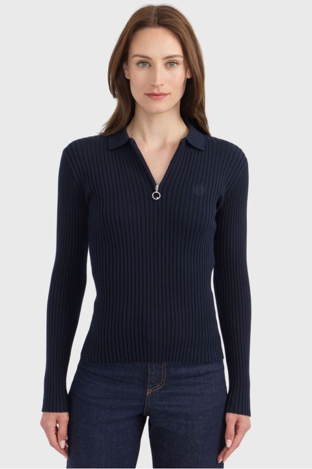 Harcour Celeste Sweater - Navy