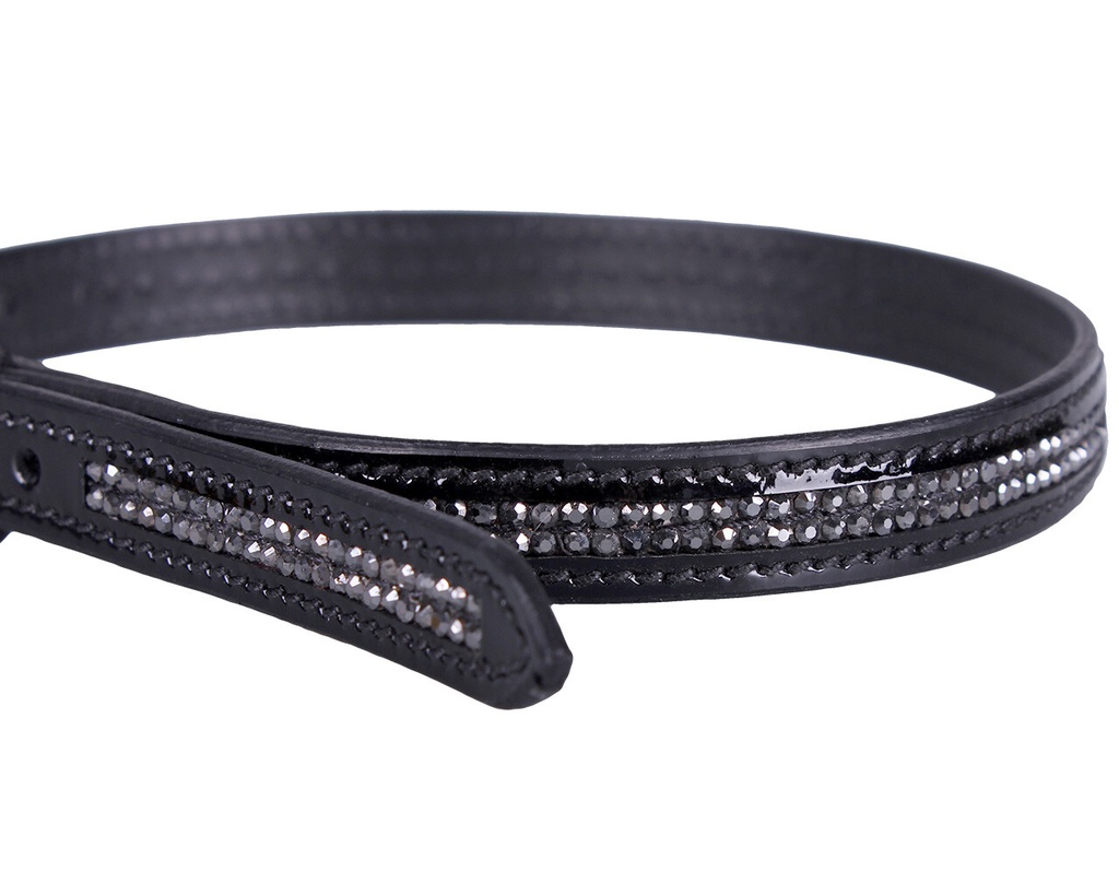 Spur Straps Las Vegas Black Rhinestone