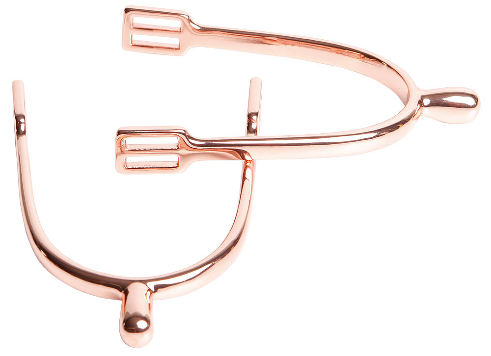 Harry's Horse Knob Spurs in Rosegold