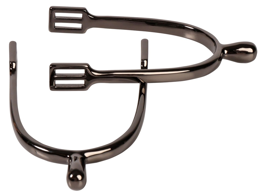 Harry's Horse Knob Spurs in Gunmetal