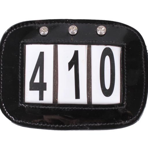 Bridle and Saddle Pad Number with Bling - 2 Pack
